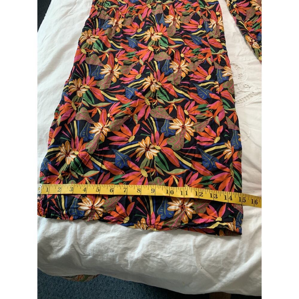 Natural Life Palazzo Pants Wide Side Slit Leg Womens Medium Hippie Beachy Boho - Picture 6 of 11
